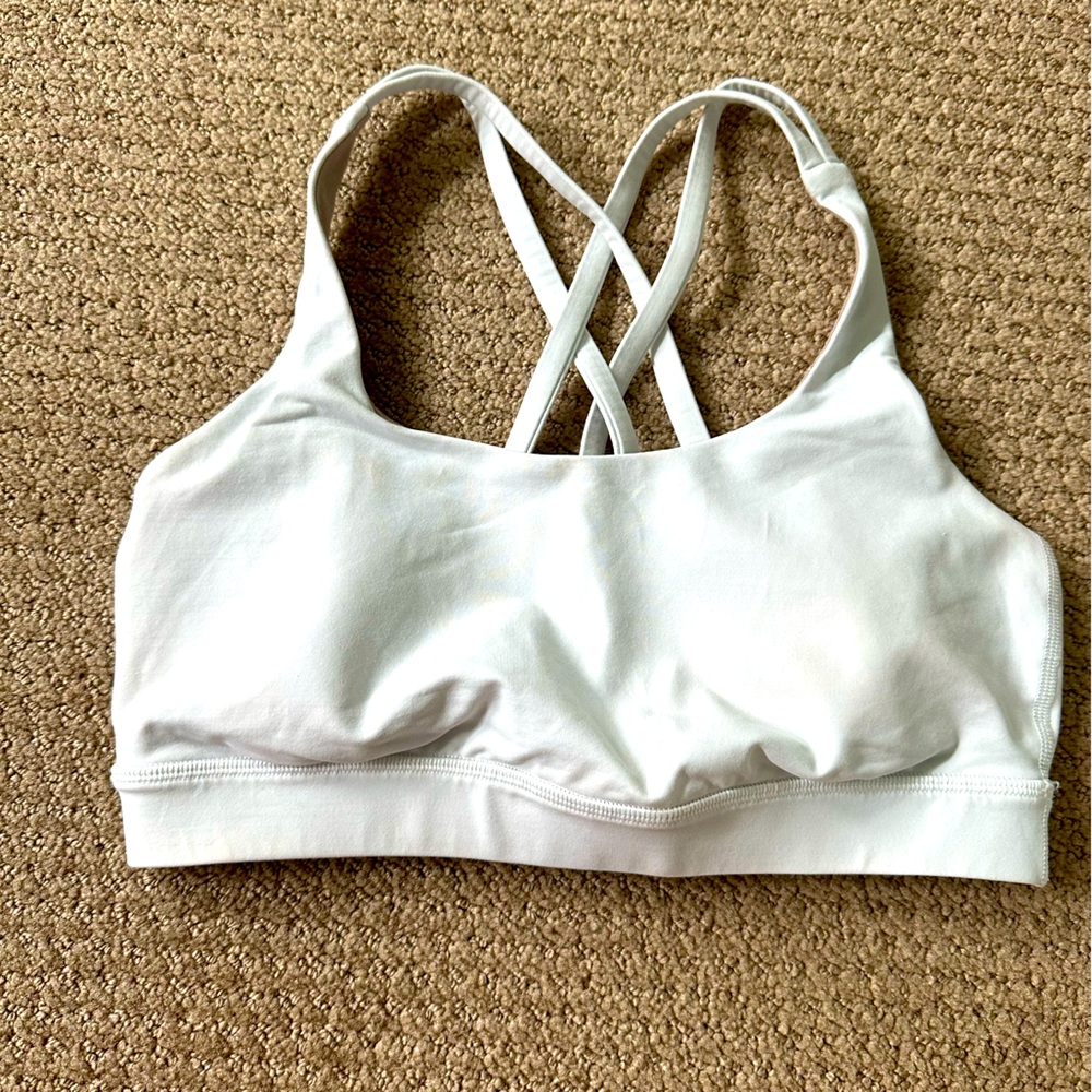 Lululemon Energy Bra White size 6